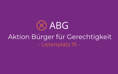 Landtagswahl Hessen – ABG – Listenplatz 15!